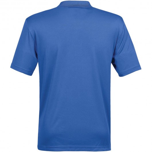 Mens Eclipse Pique Polos Back View